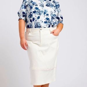 Erdem X Universal Standard Jasmine Skirt NWT size 12